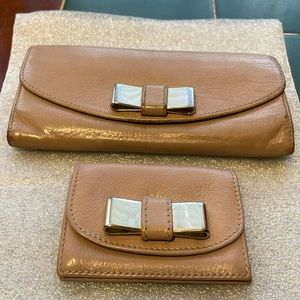 Chloe wallet and card case